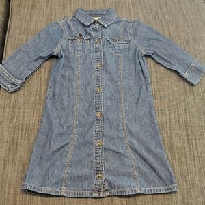 Denim shirt dress size 7